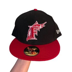 Florida marlins fitted hat 7 1/2